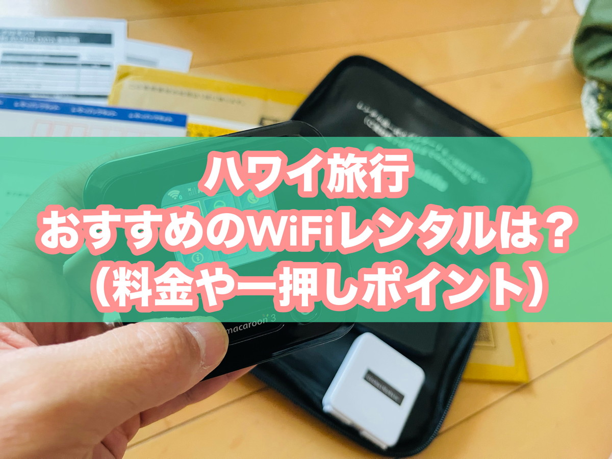 2026年版】ハワイ旅行におすすめのWiFiレンタル（ポケットWiFi）6選