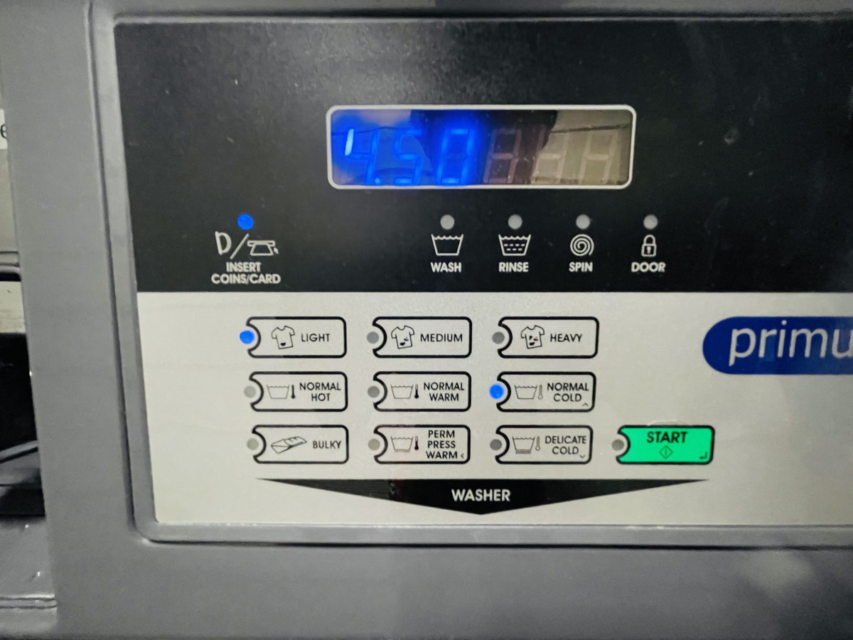 ホテルラクロワワイキキの洗濯機の選択モード