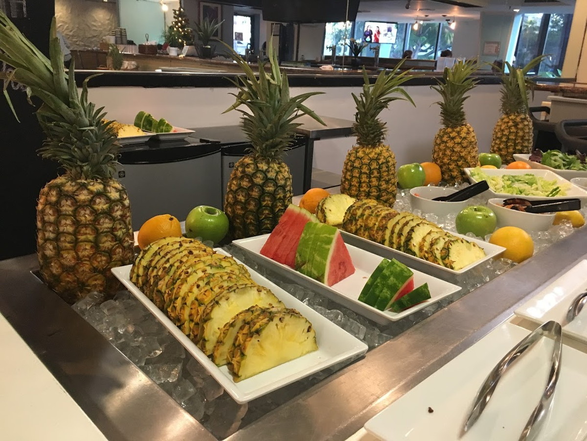 ホテルラクロワワイキキの朝食はフルーツがメイン