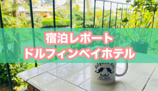 【宿泊レポ】ドルフィンベイホテル（ハワイ島ヒロ）の口コミ評判│フルキッチン付で自然いっぱいで最高でした！