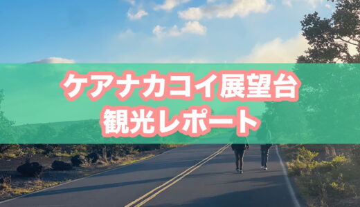 【観光レポ】ケアナカコイ展望台は噴火を間近で見られる｜キラウエア（ハワイ火山国立公園）